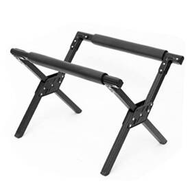 Cosikiu5eiqgnd29-11 Cosiki Camping Cooler Stand Folding Frame Stable Aluminum Alloy Black