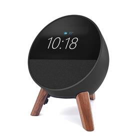 Counlisha 797417826513 Real Wood Stand For Echo Spot 2024 Released Smart Alarm Clock Tripod Mount