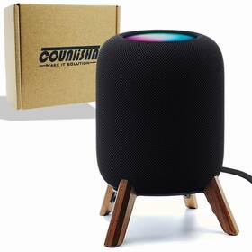 Counlisha 797447659198 Real Wood Stand For Homepod 2nd Gen 2023 Tripod Accessories Protect Speaker S