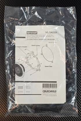 Sac-656 Crutchfield Sac656 Multi-purpose Speaker Mounting Brackets For 1980-up Vehicles