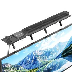 Cuisibot 797843856573 Soundbar Mount No Drilling Steel Tv Top Shelf Fits Most Of Sound Bars Up To