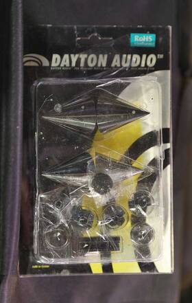 240-715 Dayton Audio Spike Chrome Feet Set Of 4