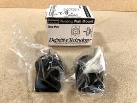 E3a1 Definitive Technology 093207010699 Procinema Series Pivoting Wall Mount 1 Pair New Black