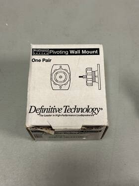 Definitive Technology 093207073861 Pivoting Wall-mount Bracket - White 2pcs