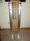 Definitive Technology Mythos Gem Speaker Stands Pair Aluminum Polished Silver 093207017599