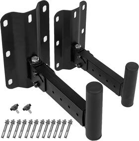 110lbs-adjustable Desyeryamimi 313034461489 Pa Speaker Mount Bracket Support Up To Wall Brac