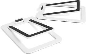 Distribution Inc. 313035141120 S2 Tilted Desktop Speaker Stands For Small Speakers And Compact 2 Inch -3 Studio Monit