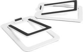 Distribution Inc. 744110490572 S2 Tilted Desktop Speaker Stands For Small Speakers And Compact 2 Inch -3 Studio Monit