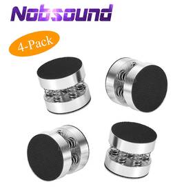 Douk Audio 744110277715 Nobsound 4pcs Aluminum Spring Float Isolation Stand Speakers Spikes For Hifi Cd