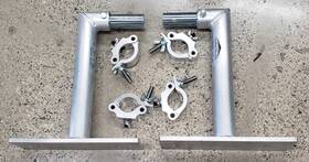 Dt-f34 Duratruss Dt-34 2 Pair Global Truss Spk/mt Speaker Arm Mount Vertical Attachment