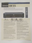 Dvm-1815 Denon Progressive Dvd Player Product Brochure Mint