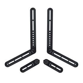 Dynavista 768111076801 Soundbar Mount Sound Bar Tv Bracket For Mounting Above Or Under Fits 22lb