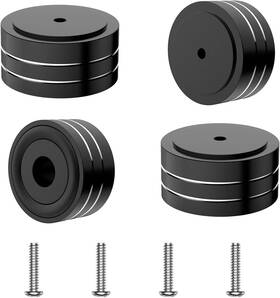 Dyslab 313014451462 Tertullus 4 Pcs Hifi Speaker Isolation Feet 40x20mm Aluminum Spike Pad F