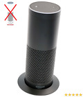 Echo-plastic-black Soundbass Amazon Echo Black Stand Deluxe Base By 706581982963