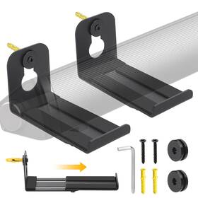 Eeekitonline 600609599150 Universal Soundbar Wall Mount Bracket Depth Adjustable For Bose Jbl Lg Sonos
