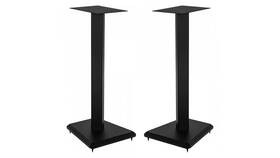 Ls10-b Elac 23-inch Speaker Stands Pair- Black -free Shipping