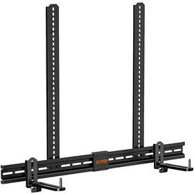 Elived 973278304801 Soundbar Mount Under Tv Sound Bar Mounting Bracket With 6.5 Inch Holders Swiv
