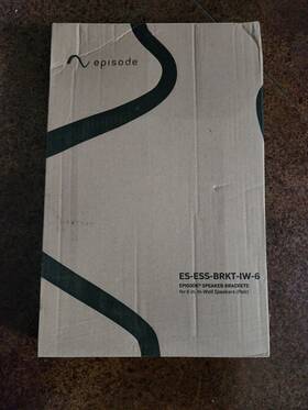 Es-ess-brkt-iw-6 Episode New Speaker Brackets For 6 Inch Speakers