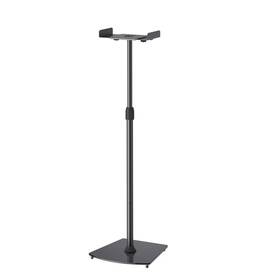 Erssm2-01b Ergoav 1-pair Adjustable Height Bookshelf Speaker Stands W Top Plate