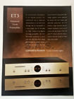 Et-3 Conrad Johnson Oem Product Brochure Tube Nice