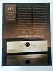Et-5 Conrad Johnson Oem Product Brochure Tube Nice