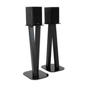 Ex-600b Eximus 691027000007 One Pair Fixed Height Universal Speaker Floor Stands - Black 600 Series