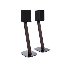 Ex-610e Eximus 691027000168 One Pair Fixed Height Universal Speaker Floor Stands - Espresso 610