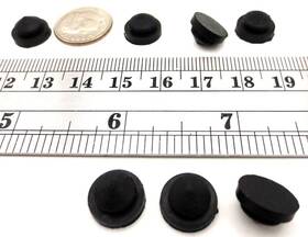16od Fastener Depot 1/16p 7/16od Rubber Pad Push-in Stem Grommet Fits 1/4 Inch Hole 1/16 Thick Panel Free Shipping