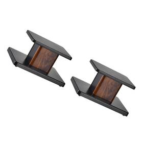 Fixinairp 609044659962 Wood Speaker Stands 5.9 Inch 15cm Hollowed 2pcs