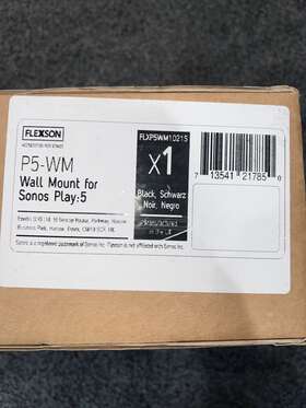 Flxp5wm1021s Flexson P5-wm Wall Mount For Sonos Play 5