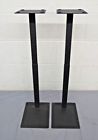 Fwp100 Furrniture Works Furniture Telescoping Black Metal Speaker Stands Excellent Look