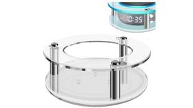 Pjz113-01 Geekria Acrylic Clear Case For Amazon Echo Dot 3rd Gen With Clock Round