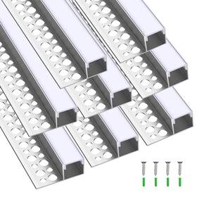 Jei-glooglitter-0579 Glooglitter 8 Pcs 6.6ft/ 2 Meter Plaster In Led Channel Trimless Single Sided Diffuse