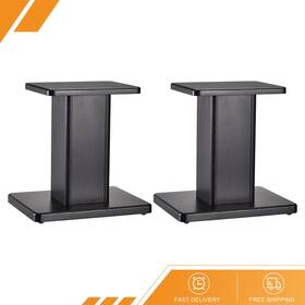 Gryfton 601968536299 Wood Speaker Stands 2 Pack 11.8 Inch 30cm Stand Hollowed Bases