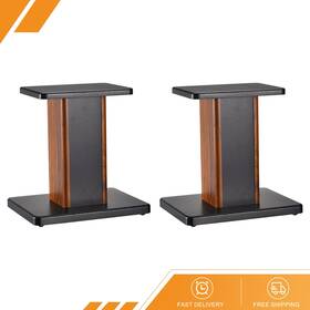 Gryfton 686130937463 3 X Wood Speaker Stands 11.8 Inch 30cm Stand Hollowed