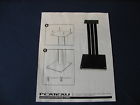H-23 Plateau Canadian Speaker Stands Pair Model Black