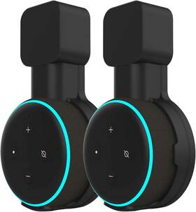 Haioulun 445003889840 Outlet Wall Mount Holder Speaker For Echo Dot 3 Smart Holde