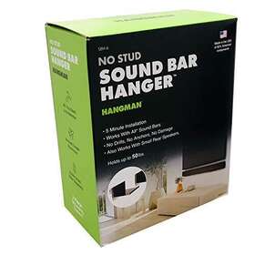 Sbh-6 Hangman 681391220408 No-stud Soundbar Hanger Black