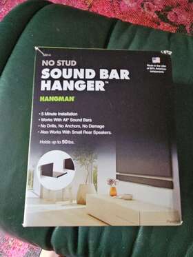 Sbh-6 Hangman Soundbar Wall Mount No-stud Sound Bar Hanger