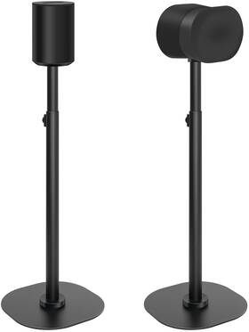 Haturi 607601324100 Speaker Stands Pair For Sonos Era 100 And 300 Adjustable 22 Inch 42 Floor W