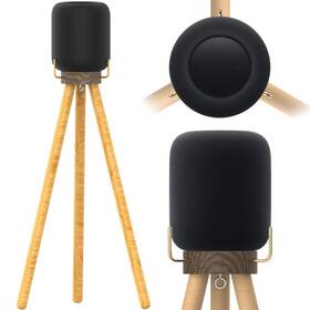 Hookmemo B0bz51jh5y Speaker Stand For Homepod 2 2023 Real Wood Standwalnutbeech