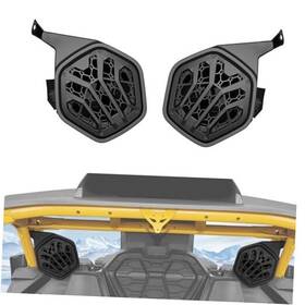 Zaxs0368 Hsctzaxs 6.5 Inch Rear Seat Speaker Enclosures Pods For Can-am Maverick R Max X Rs 2024