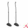 Htb3-b1 Sanus Systems System Htb3 Adjustable Height Floor Stand For Satellite Bose Speakers Pair