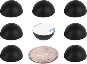 Hudson Hi-fi 313057872873 Speaker Isolation Pads 8-pack 0.75 Inch Platinum Silicone Feet For Speakers Subwo