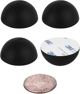 Hudson Hi-fi 850258008064 Silicone Speaker Isolation Feet 4-pack 1 Inch Non-skid Adhesive Pads For Tur