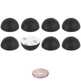 Hudson Hi-fi 850258008071 1 Inch Platinum Silicone Speaker Isolation Pads Non-skid Feet With Adh
