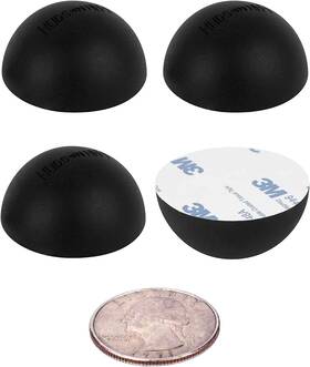 Hudson Hi-fi 850258008088 Inch 1.25 Silicone Speaker Isolation Pads - Non-skid Feet For Turntables &