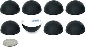 Hudson Hi-fi 850258008095 1.25 Inch Platinum Silicone Speaker Isolation Pads - 8-pack Non-skid