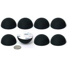 Hudson Hi-fi 850258008675 Silicone Speaker Isolation Feet 8-pack 2 Inch Non-skid Adhesive Pads For Tur