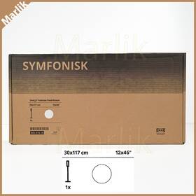 505.015.18 Ikea Symfonisk Bookshelf Speaker Floor Stand White 46 Inch H New
